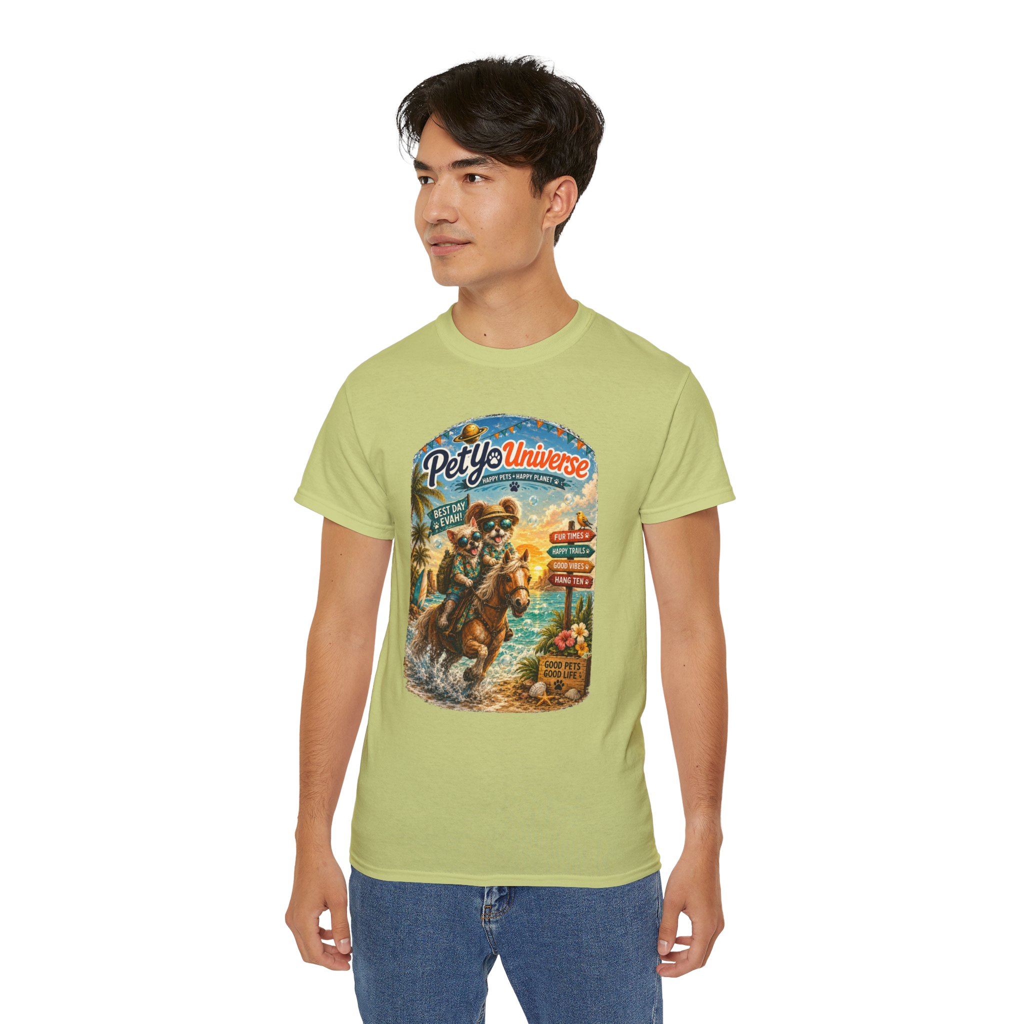 T-Shirt — PetYoUniverse Camping Cat Graphic Tee - Image 28