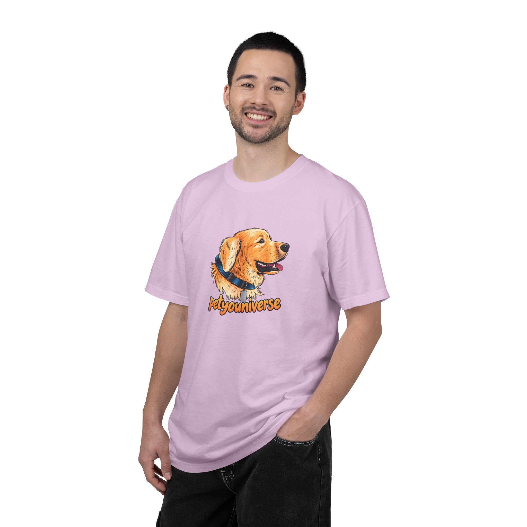 Golden Retriever Portrait T-Shirt – PetYoUniverse Graphic Tee - Image 85