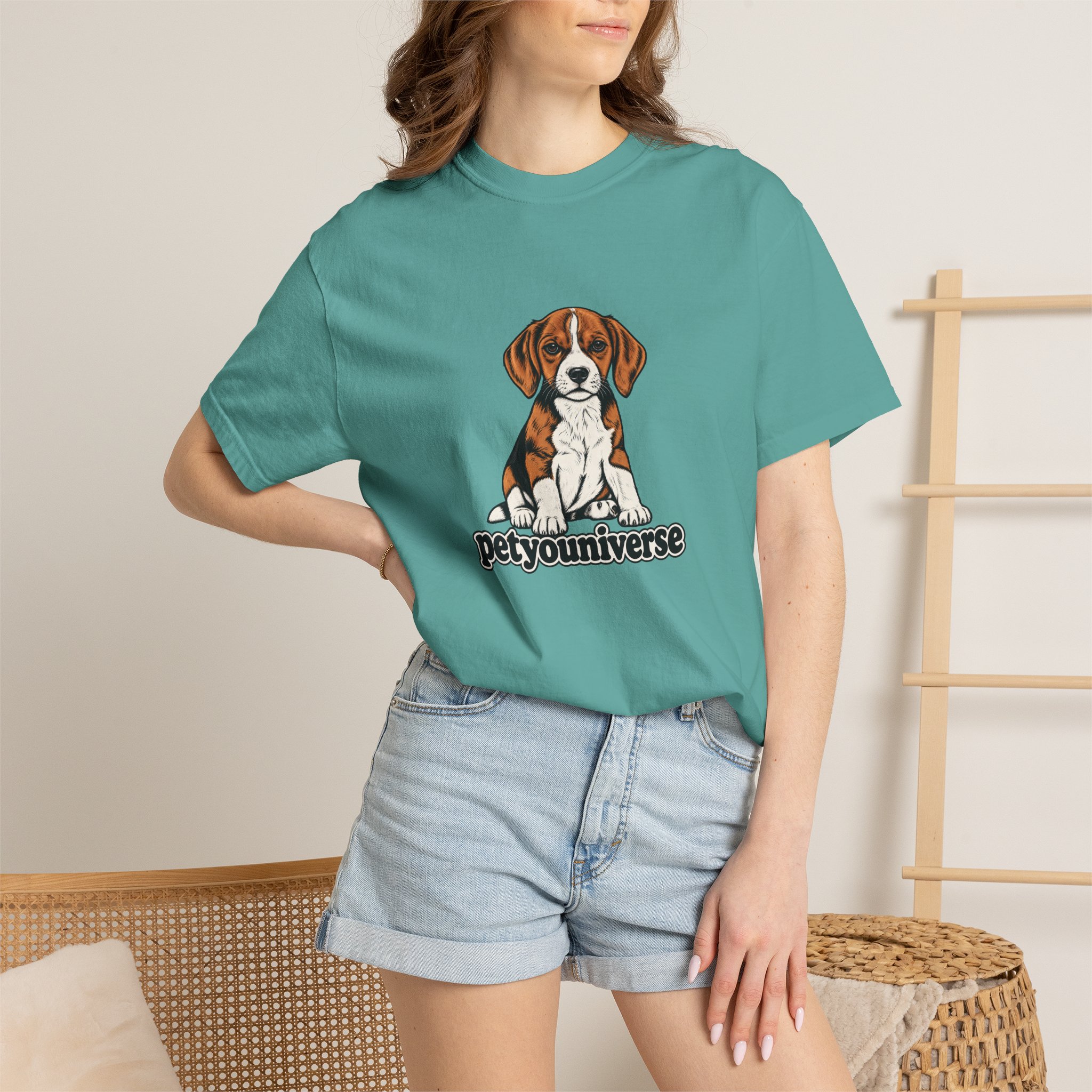 Beagle Puppy Tee — "PetYoUniverse" Graphic T-Shirt - Image 65