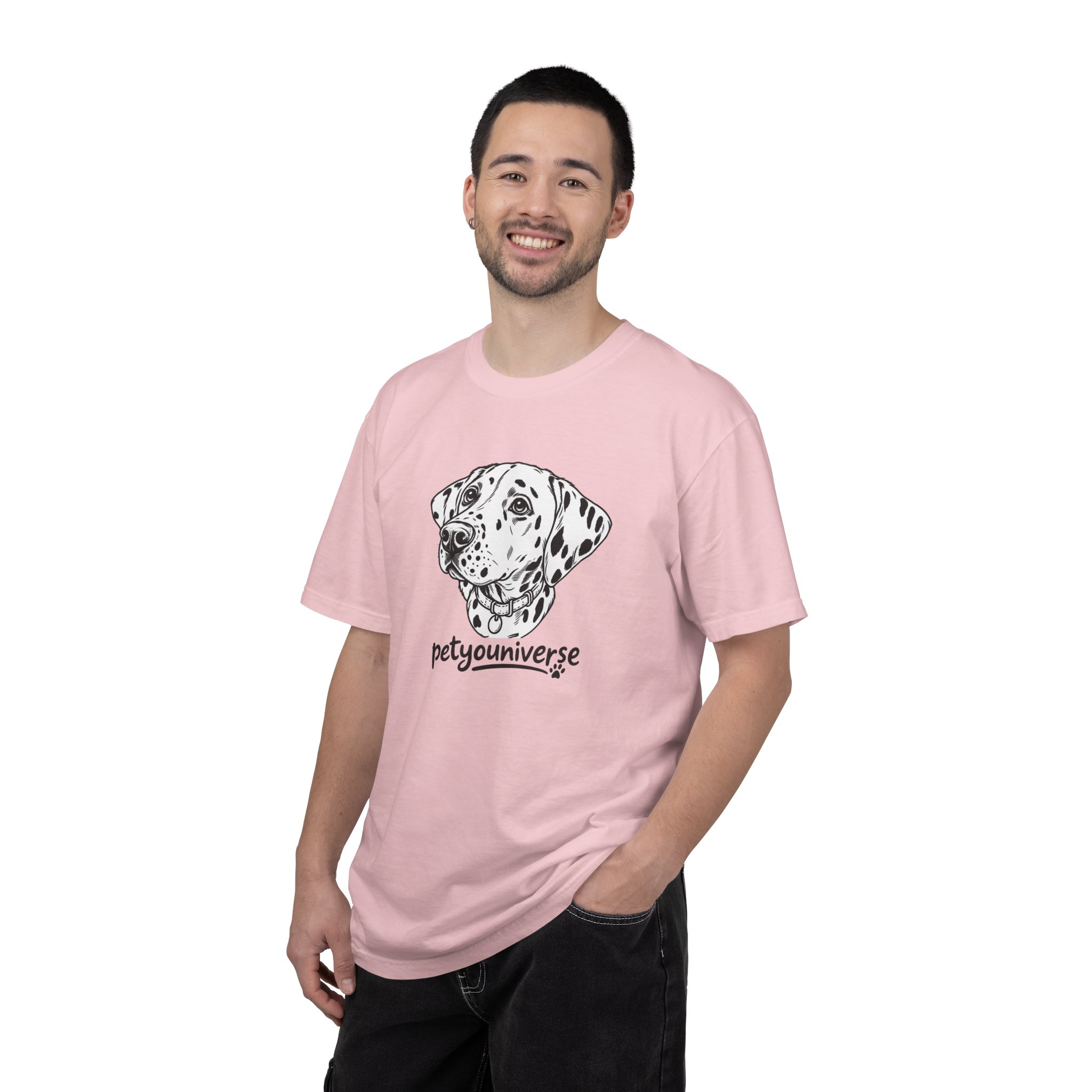 Dalmatian Portrait T-Shirt — "PetYoUniverse" Graphic Tee - Image 112