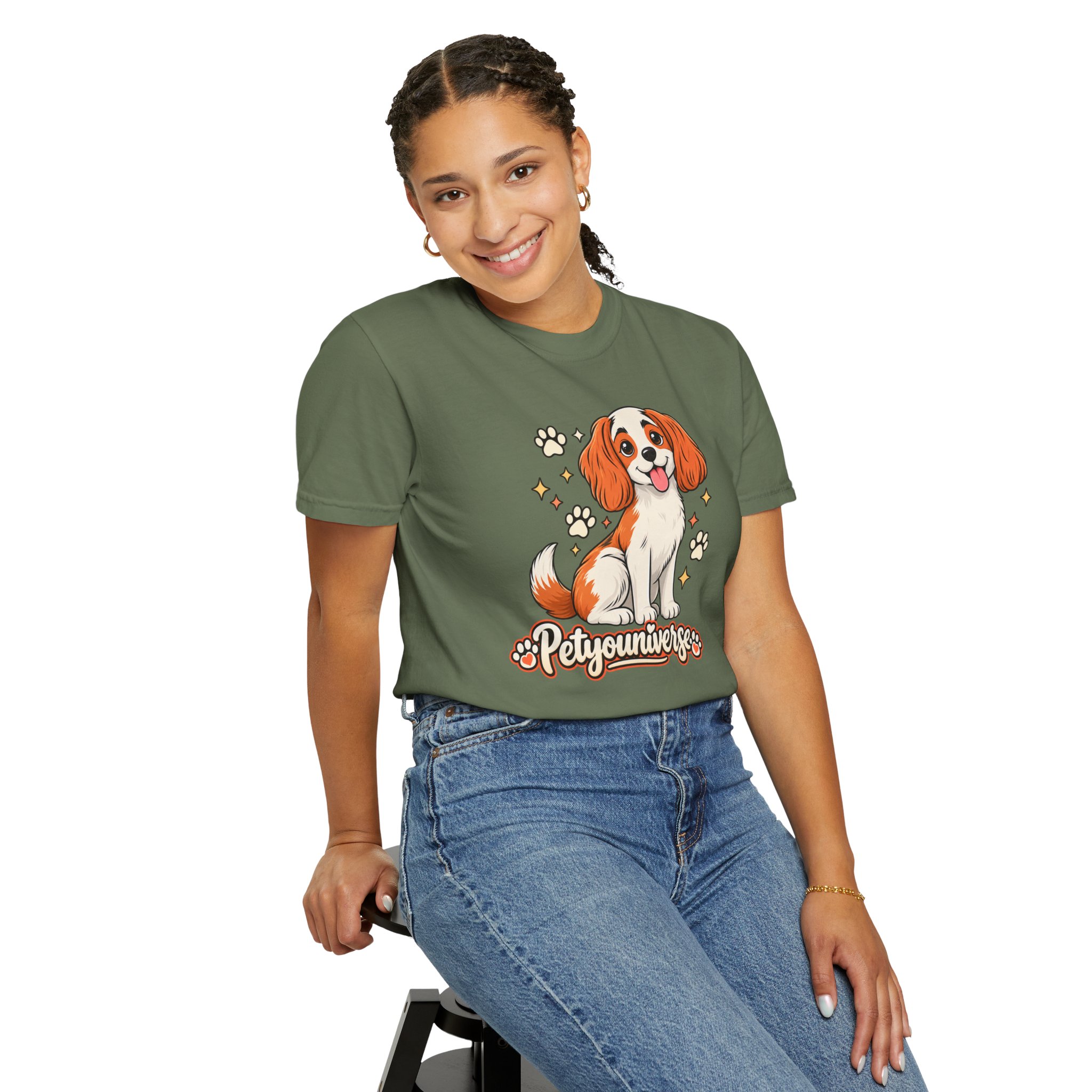 Cavalier King Charles Dog T-Shirt — "PetYoUniverse" Cute Puppy Graphic Tee - Image 51