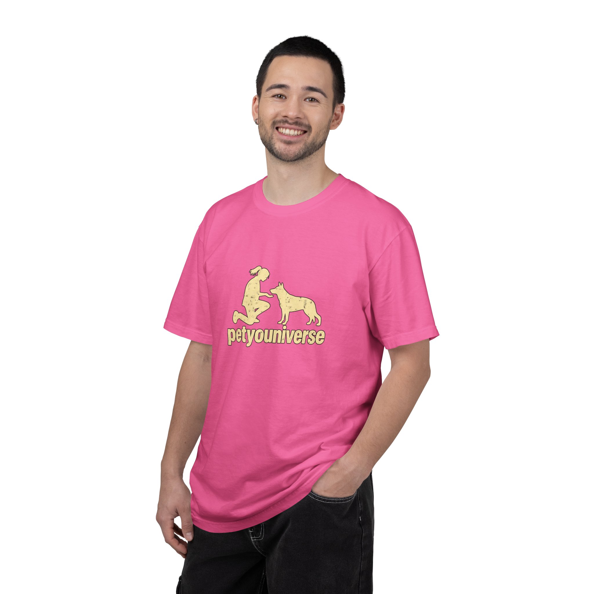 PetYoUniverse Dog Lover T-Shirt — Retro Paw & Pet Silhouette Tee - Image 94
