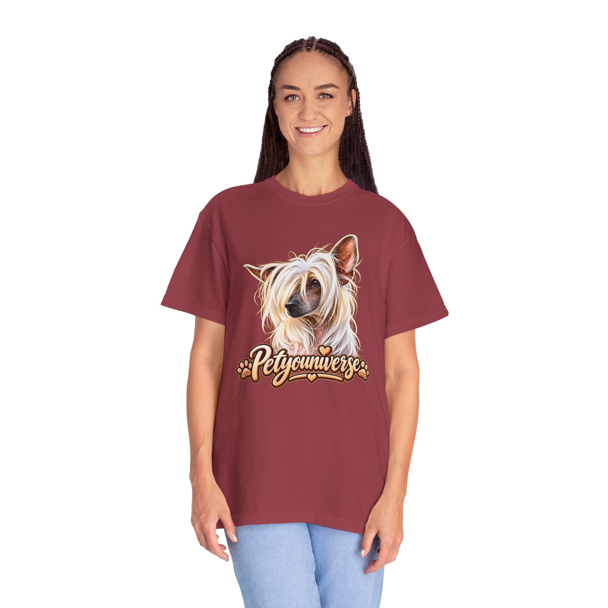 PetYouniverse Chinese Crested Dog T-Shirt — Cute Pet Portrait Tee - Image 140
