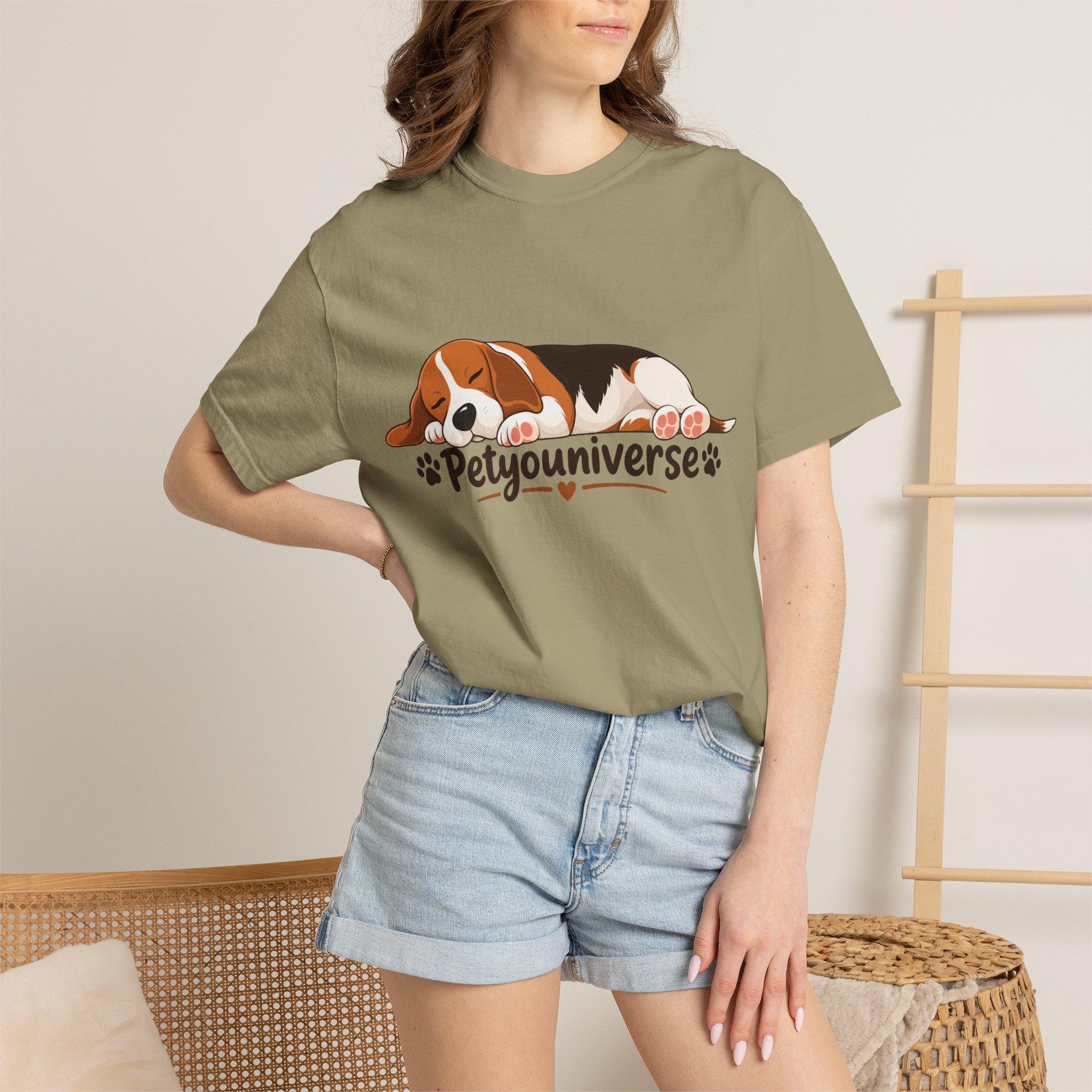 Sleeping Beagle T-Shirt — Cute "PetYoUniverse" Dog Graphic Tee - Image 29