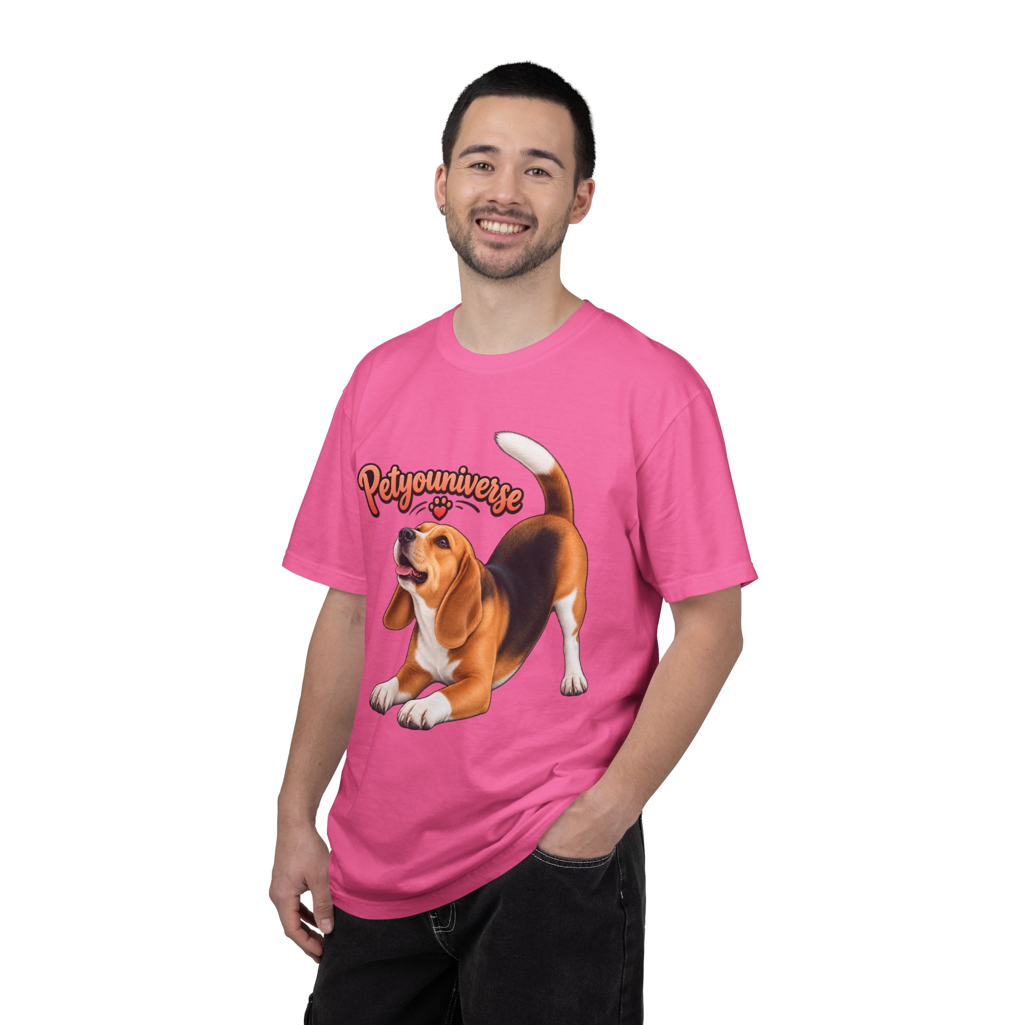 Beagle Playtime T-Shirt — "PetYoUniverse" Graphic Tee for Dog Lovers - Image 103
