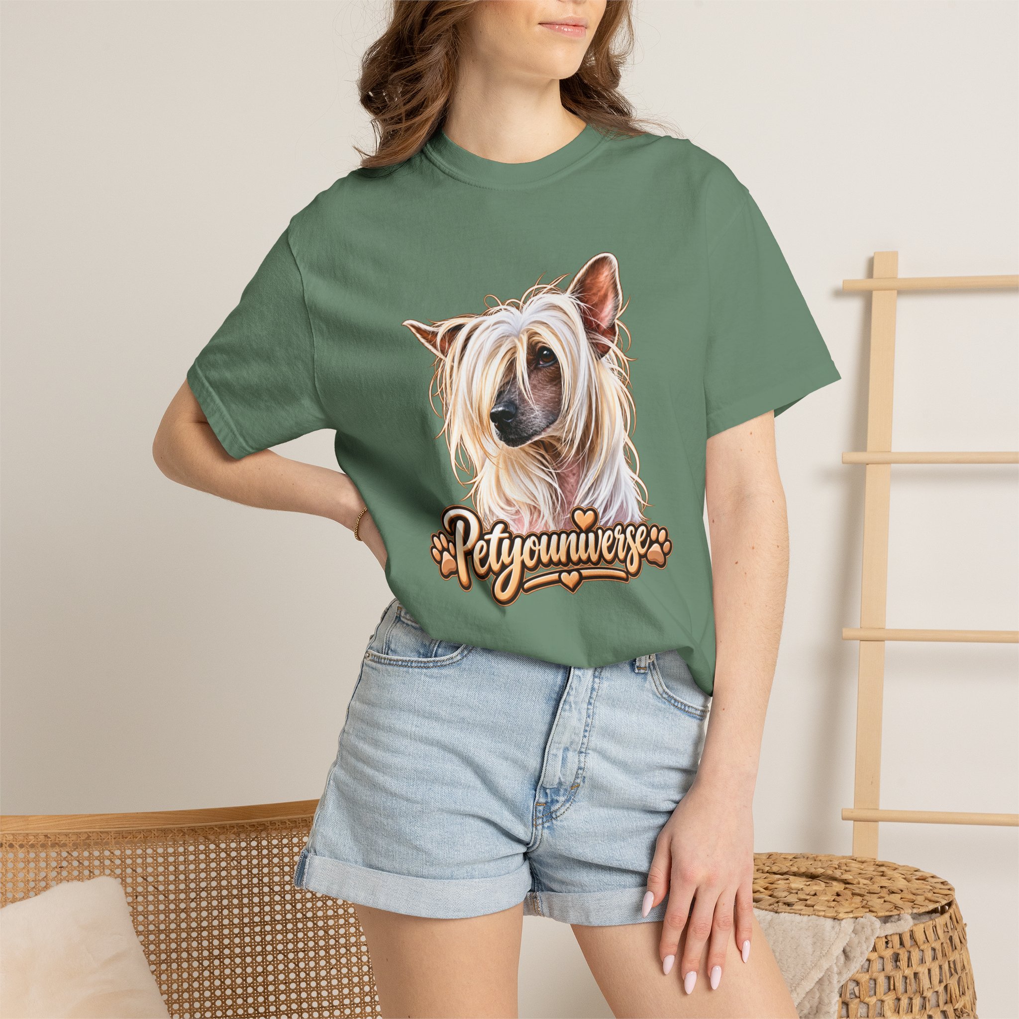 PetYouniverse Chinese Crested Dog T-Shirt — Cute Pet Portrait Tee - Image 92