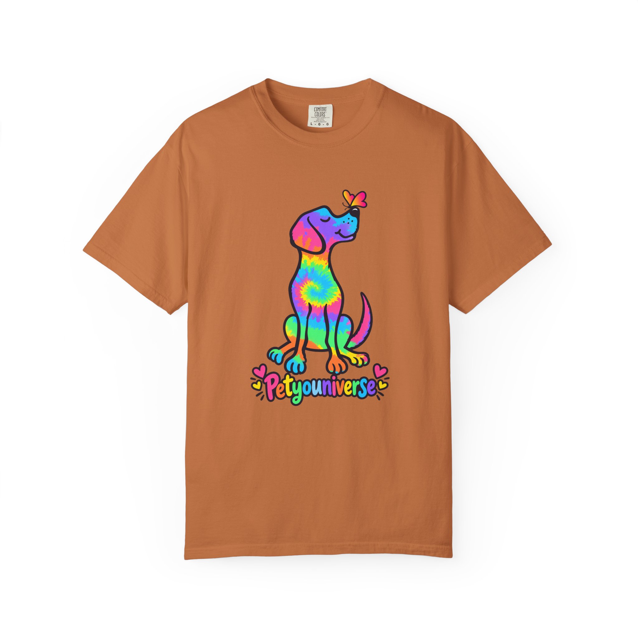 Tie-Dye Puppy T-Shirt — Colorful "PetYoUniverse" Dog Graphic Tee - Image 19
