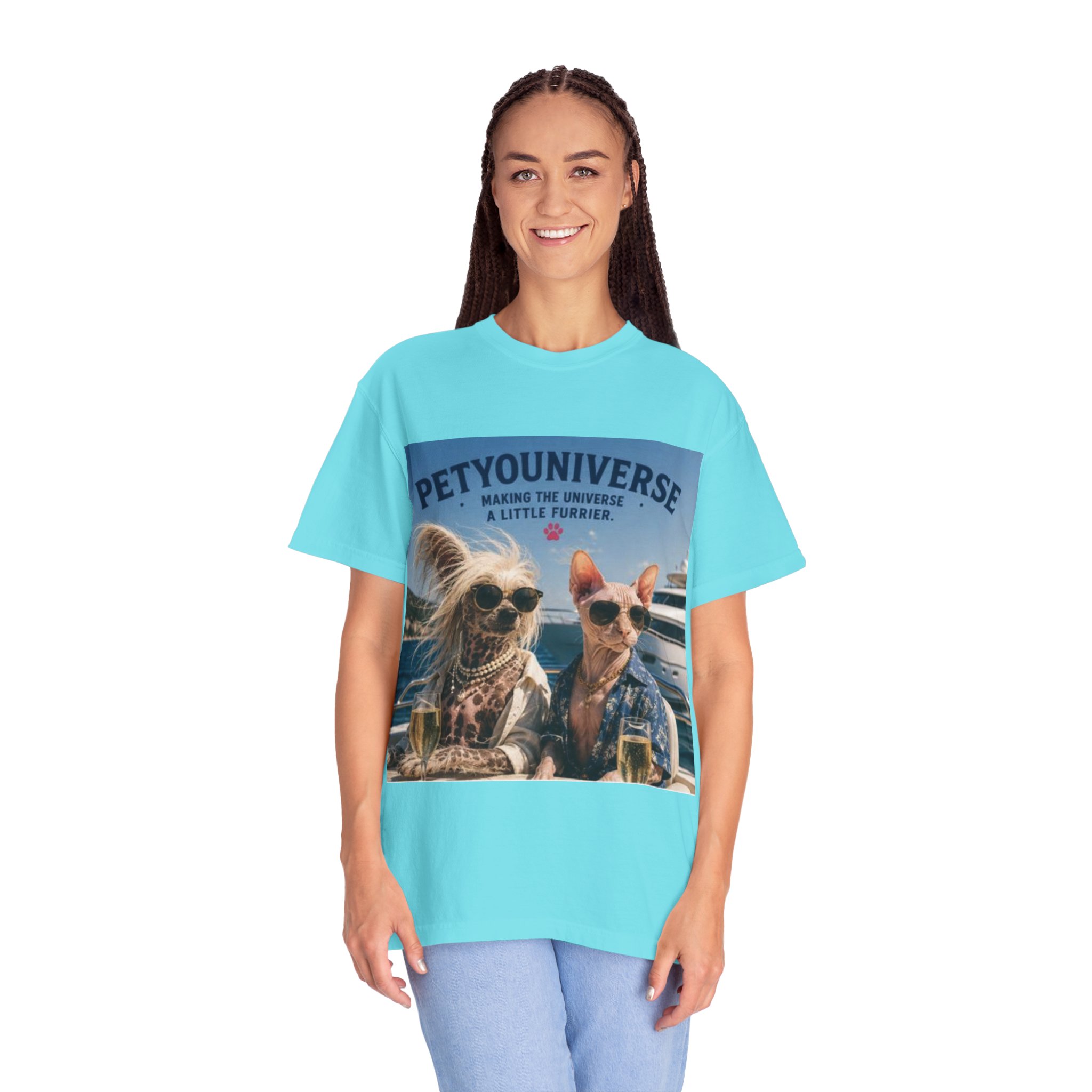 PetYoUniverse T-Shirt — 'Making the Universe a Little Furrier' Retro Dog & Cat Tee - Image 59
