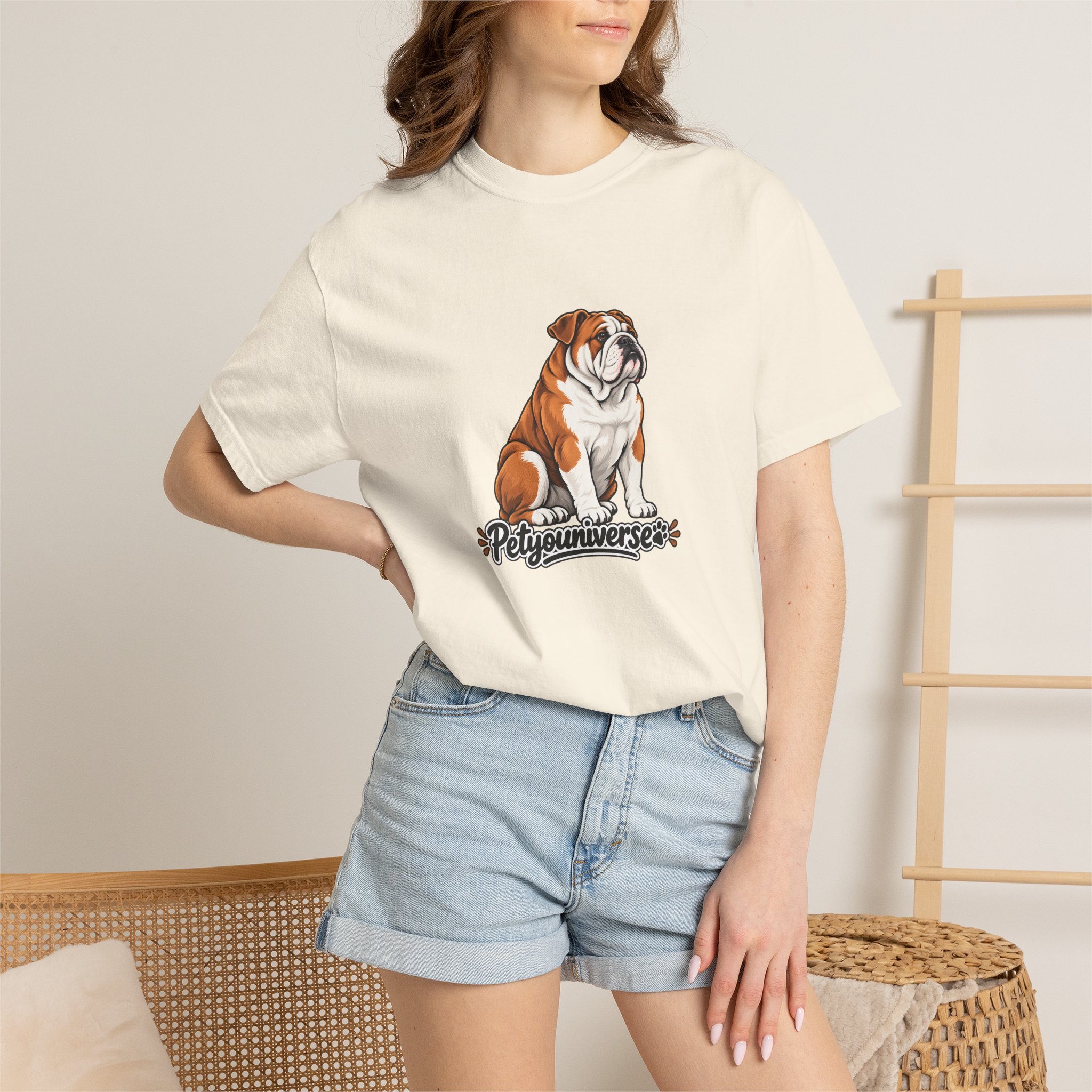 Bulldog Graphic T-Shirt — "PetYoUniverse" Cute Dog Tee for Pet Lovers - Image 11
