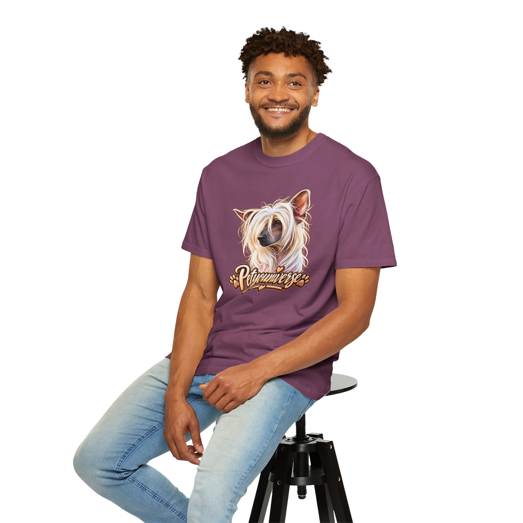 PetYouniverse Chinese Crested Dog T-Shirt — Cute Pet Portrait Tee - Image 134