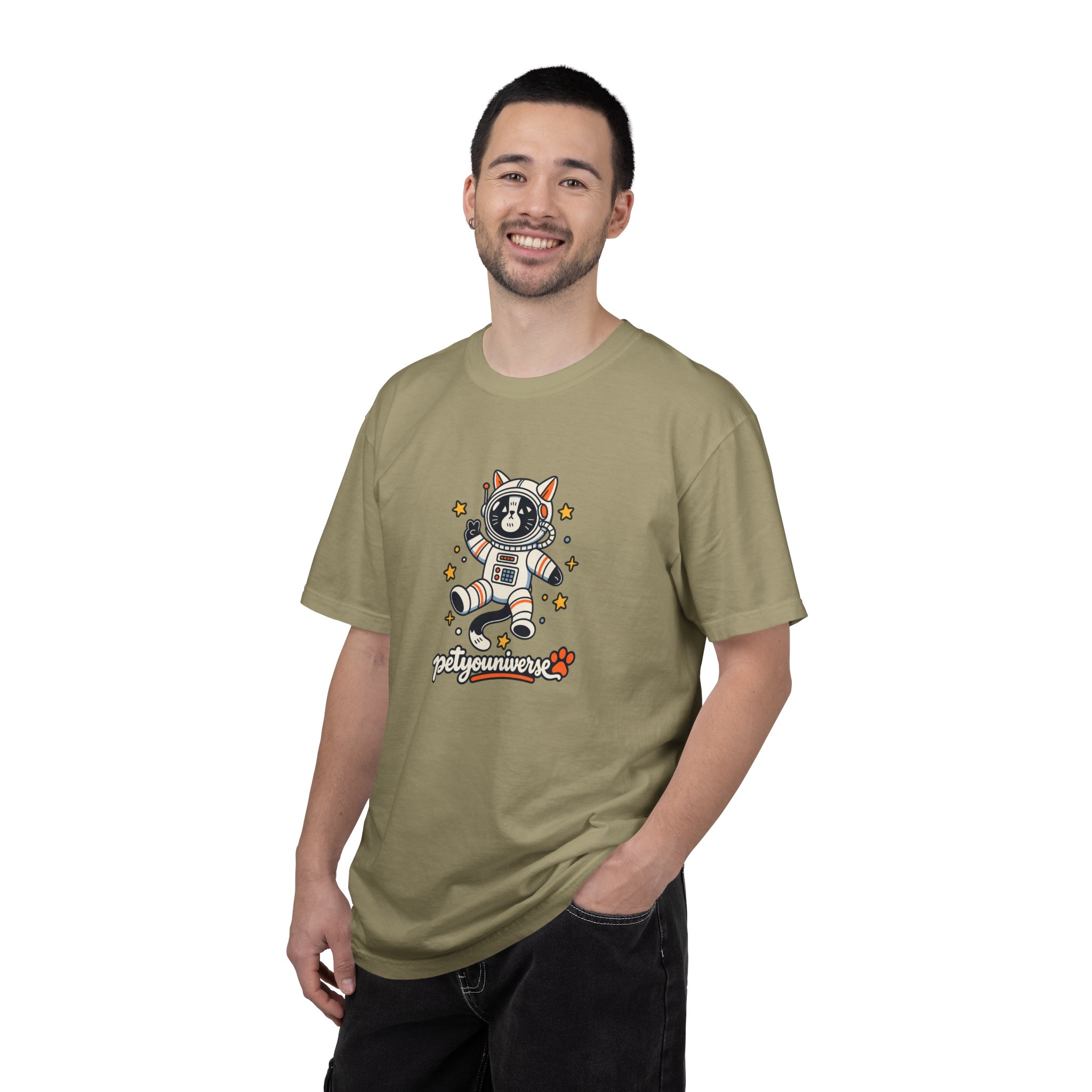 Astronaut Dog T-Shirt — 'PetYoUniverse' Cute Space Pup Tee - Image 22