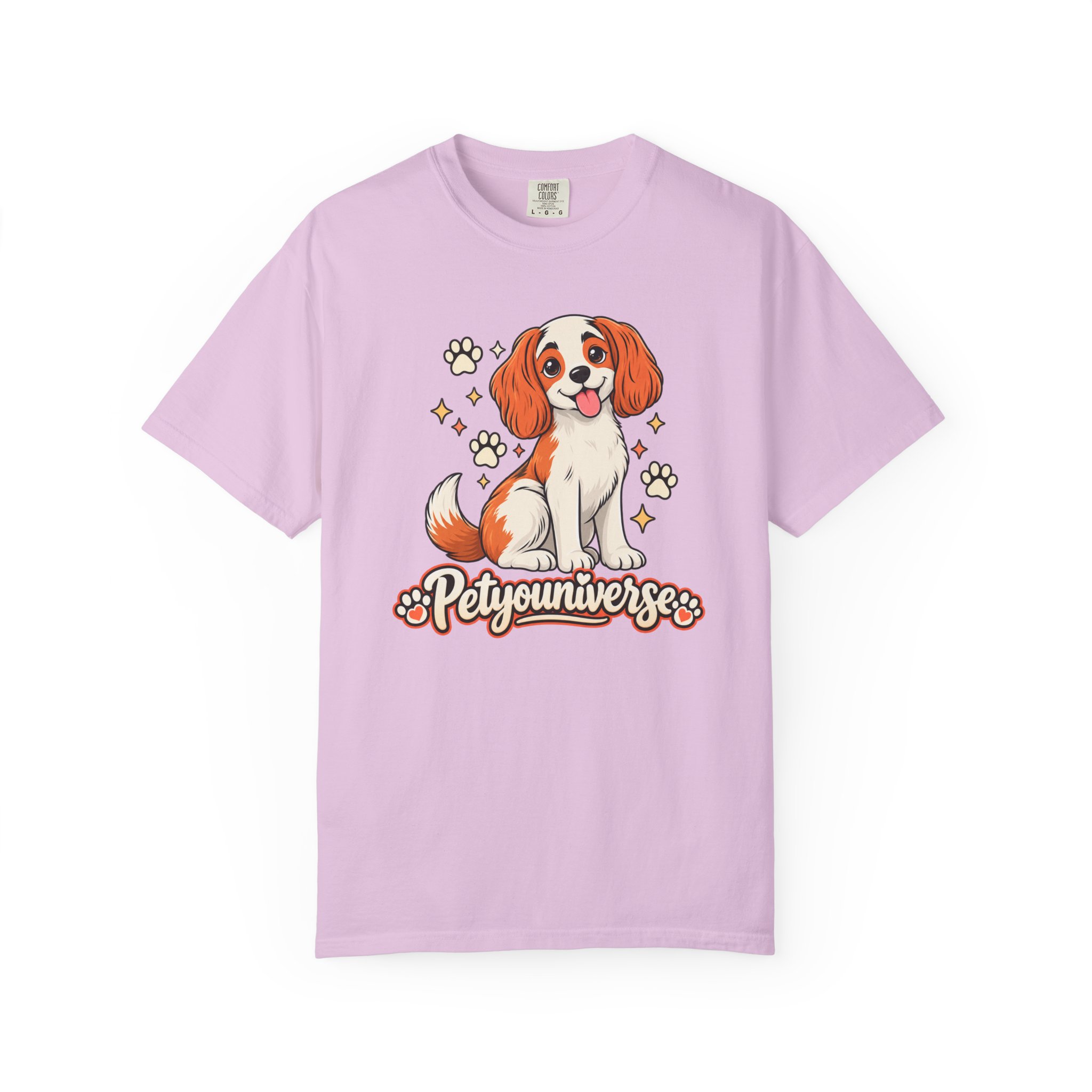 Cavalier King Charles Dog T-Shirt — "PetYoUniverse" Cute Puppy Graphic Tee - Image 109