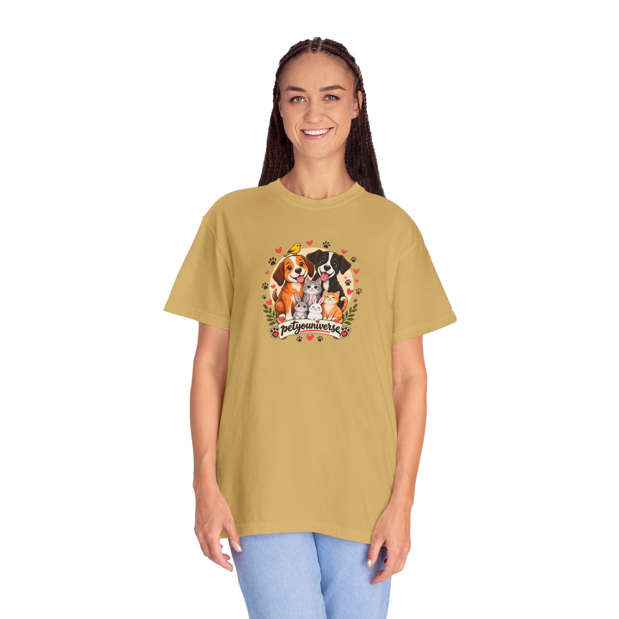 Dog Mom & Dad T-Shirt — 'Pet Parents' Cute Puppy Portrait Tee - Image 23