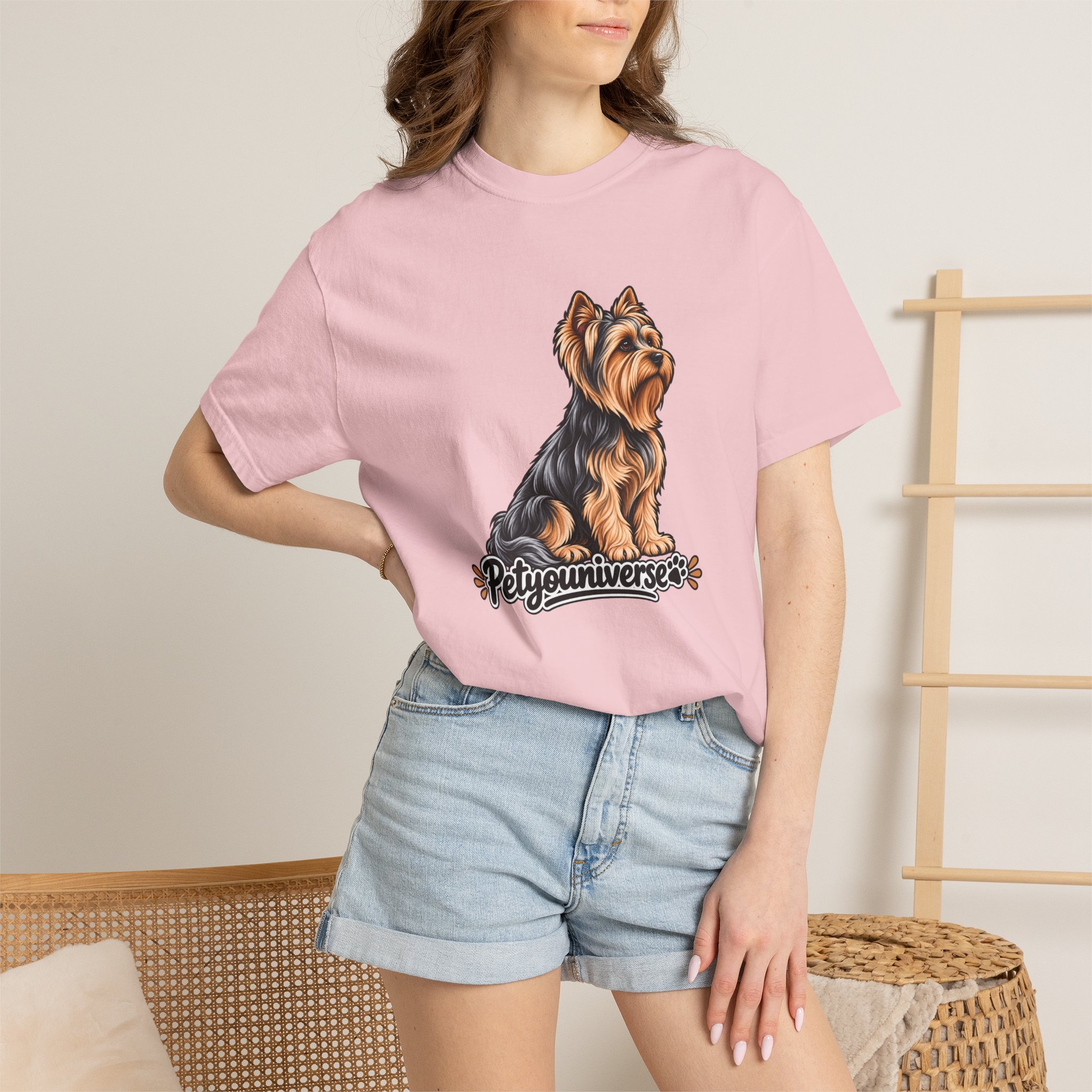 Yorkshire Terrier Graphic T-Shirt — 'Petyouniverse' Dog Lover Tee - Image 74
