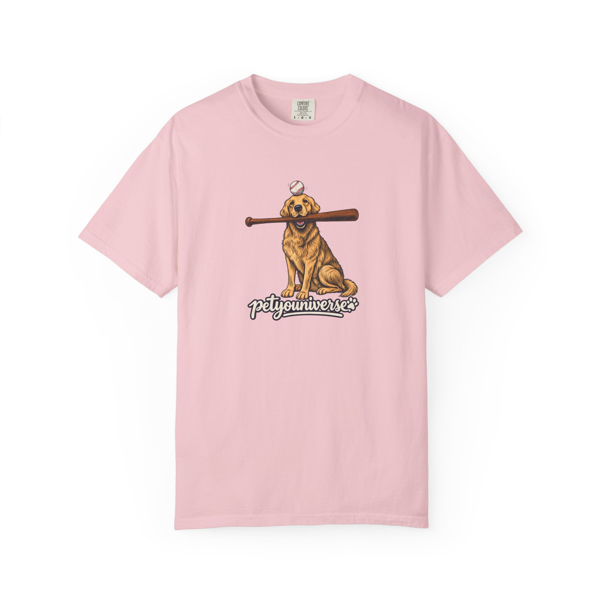 Golden Retriever Baseball Dog T-Shirt — “PetYoUniverse” Vintage Graphic Tee - Image 118