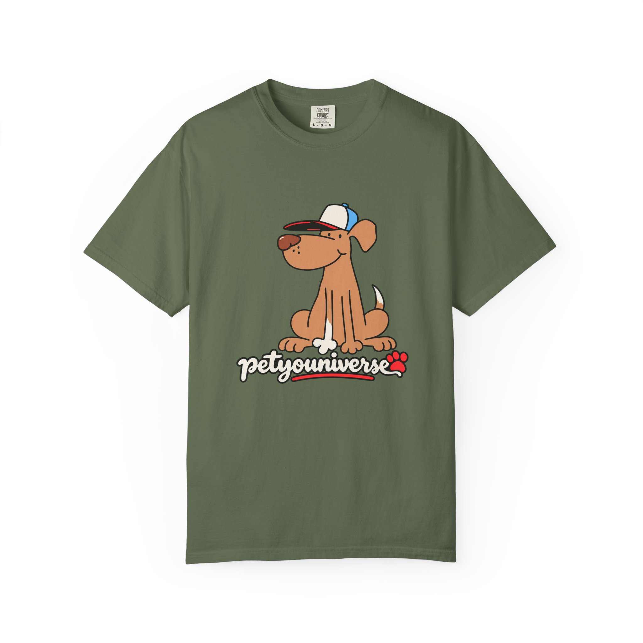 Dog Cartoon Tee — "PetYoUniverse" Puppy Graphic T-Shirt - Image 55