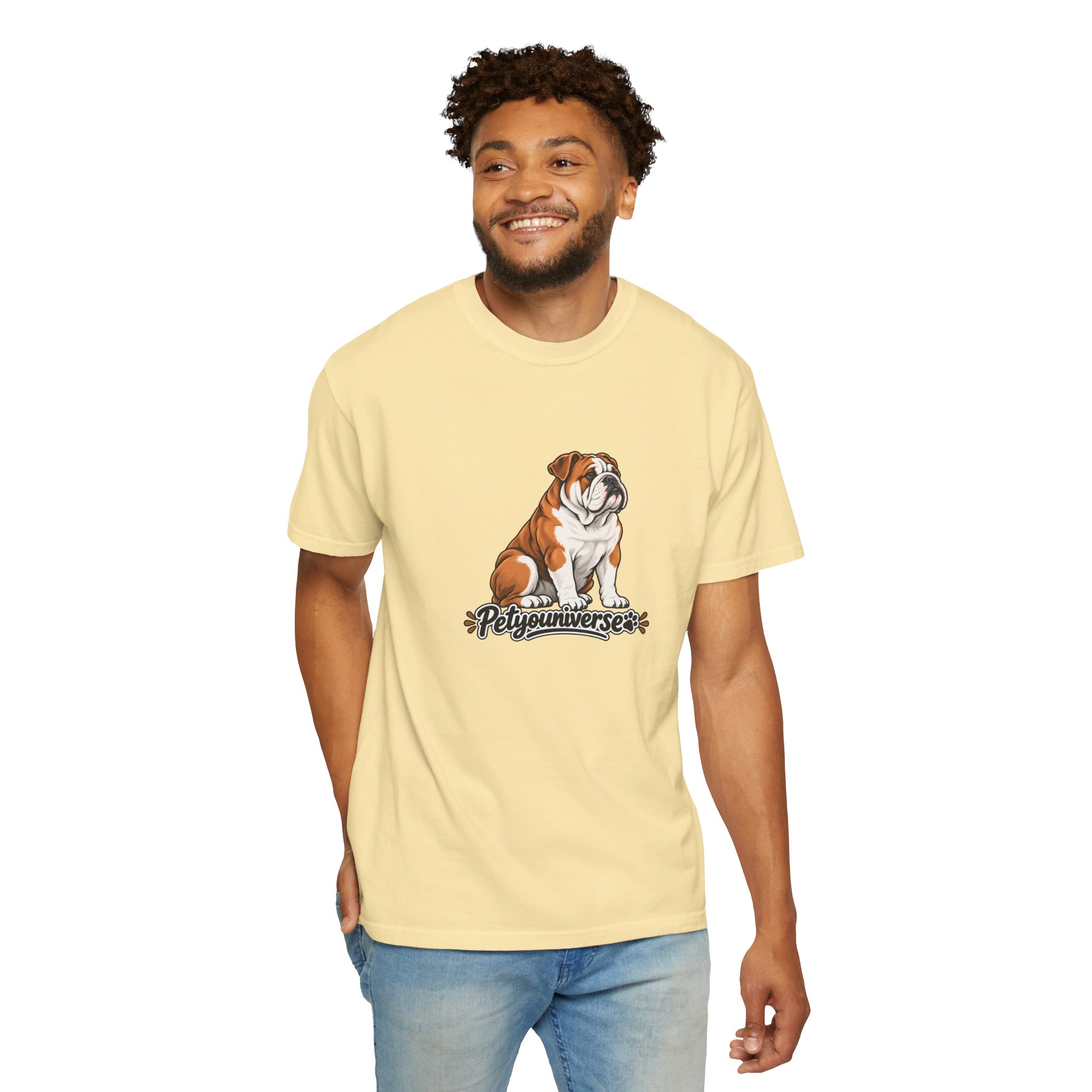 Bulldog Graphic T-Shirt — "PetYoUniverse" Cute Dog Tee for Pet Lovers - Image 25