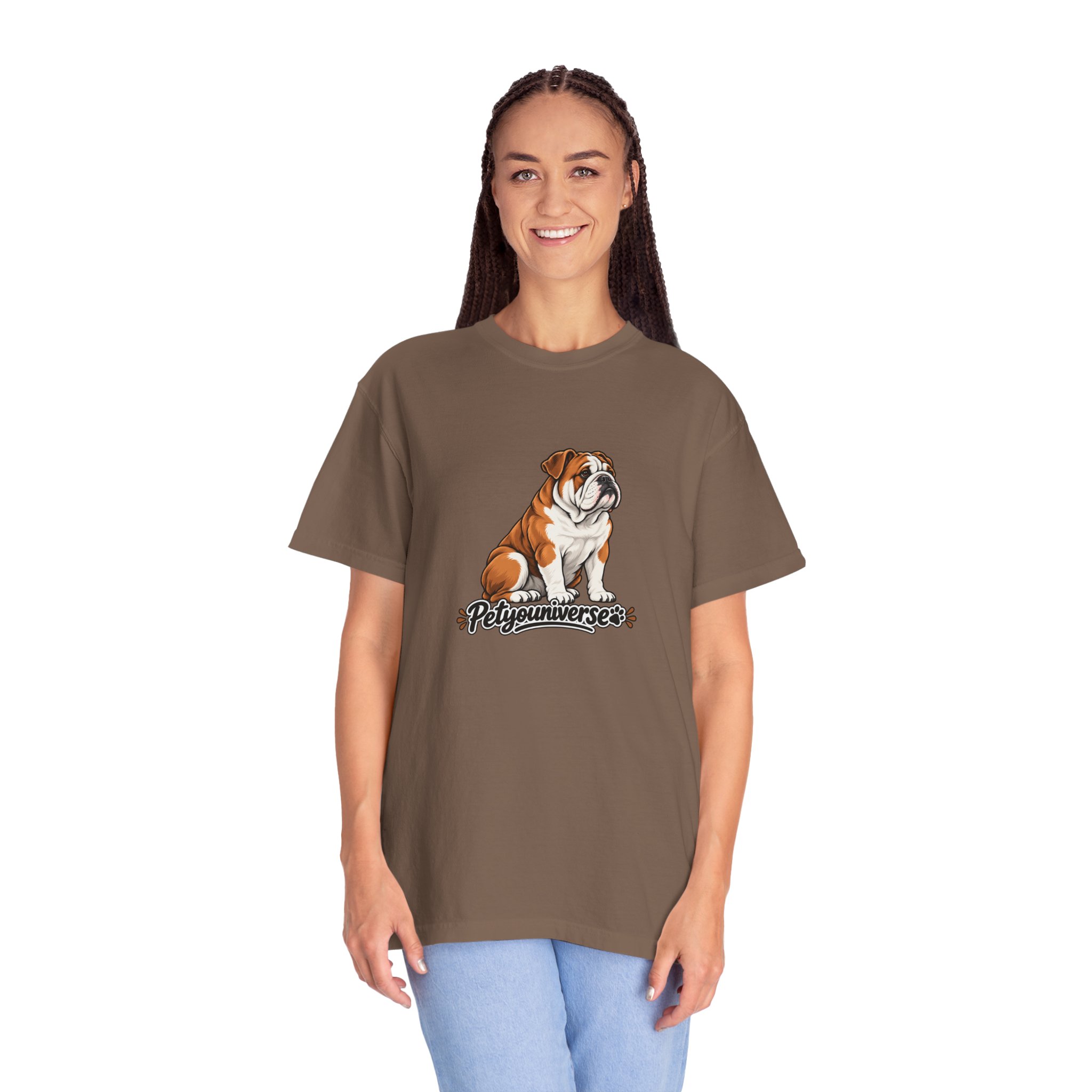 Bulldog Graphic T-Shirt — "PetYoUniverse" Cute Dog Tee for Pet Lovers - Image 59