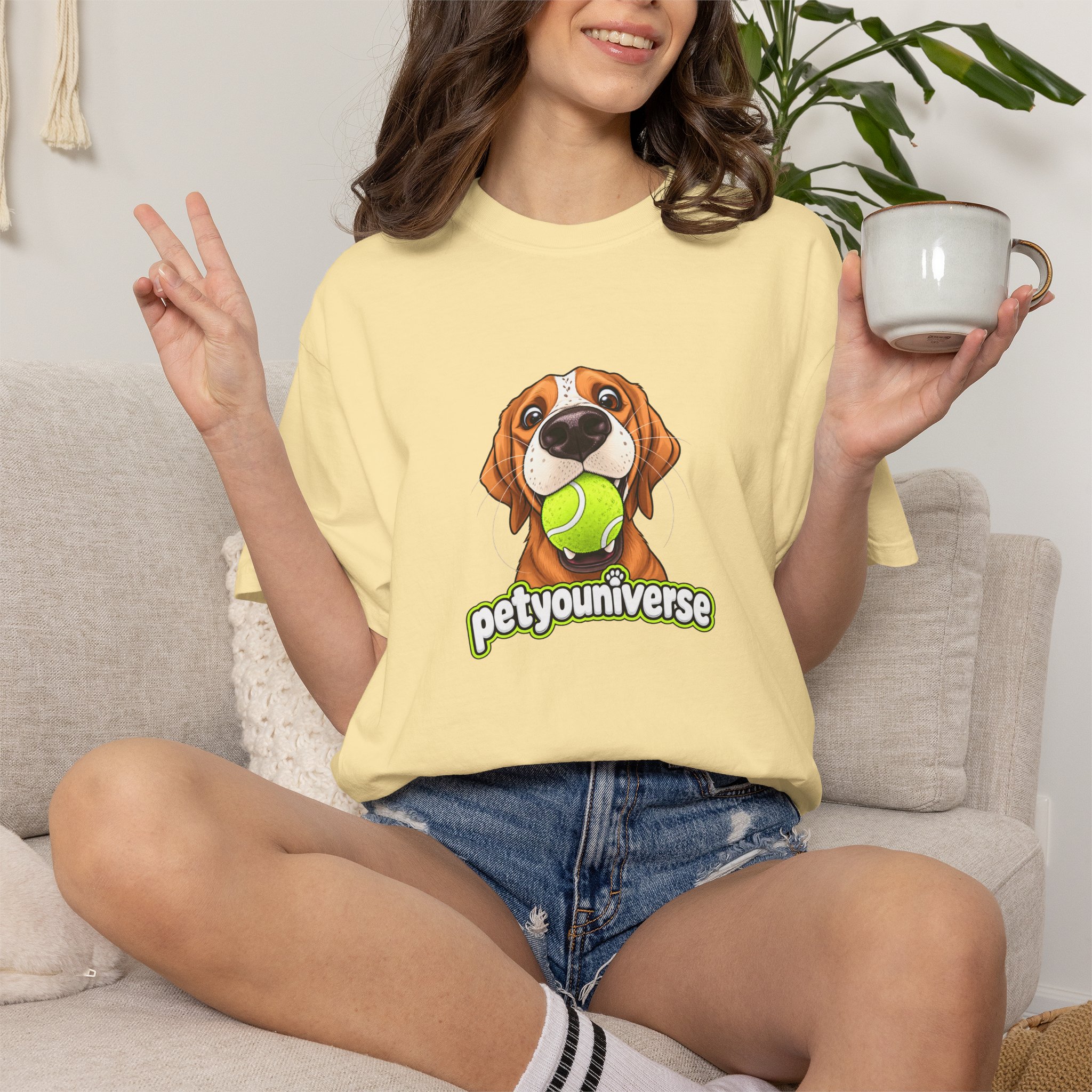 PetYoUniverse Tee — Cute Dog Holding Tennis Ball Graphic T‑Shirt - Image 12