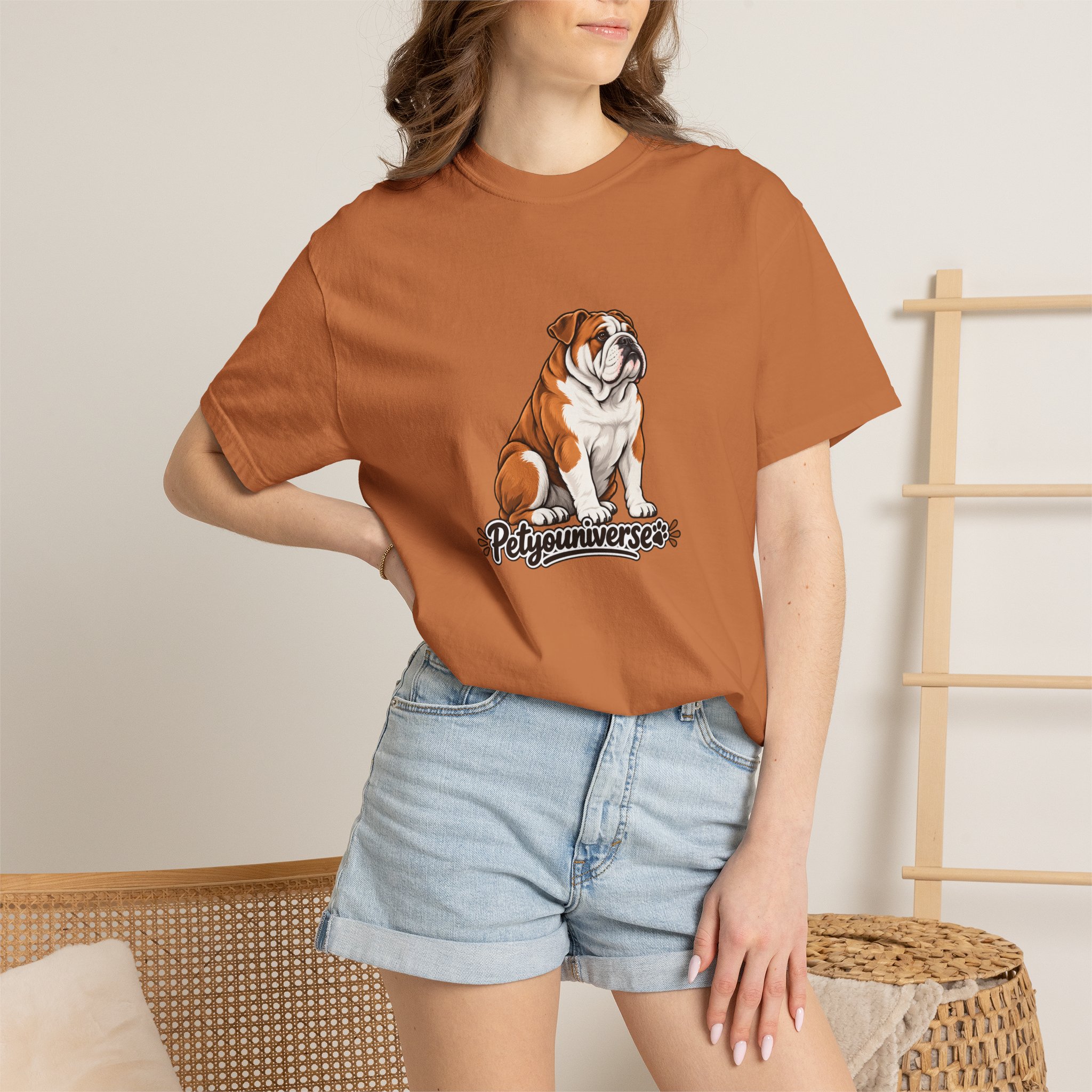 Bulldog Graphic T-Shirt — "PetYoUniverse" Cute Dog Tee for Pet Lovers - Image 38