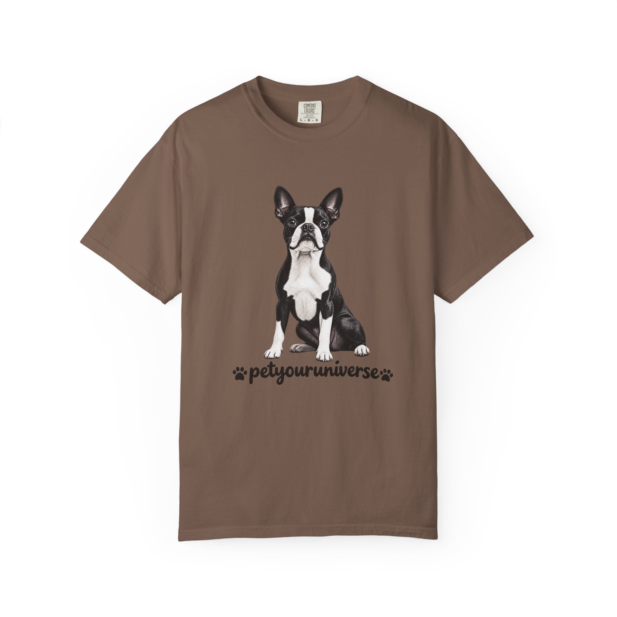Boston Terrier Graphic T-Shirt — "PetYoUniverse" Dog Lover Tee - Image 19