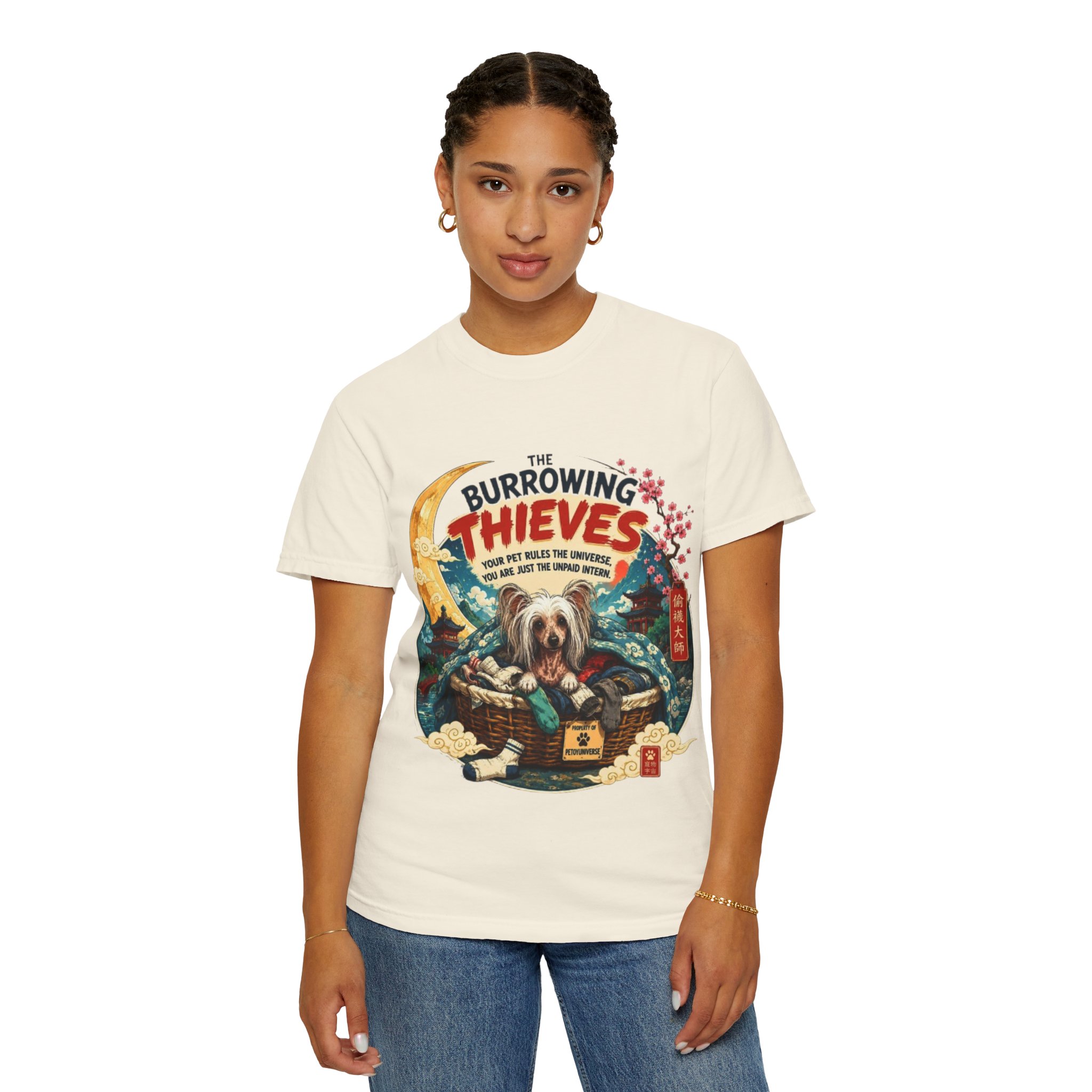 T-Shirt — The Burrowing Thieves Vintage Dog Treasure Chest Graphic Tee - Image 16