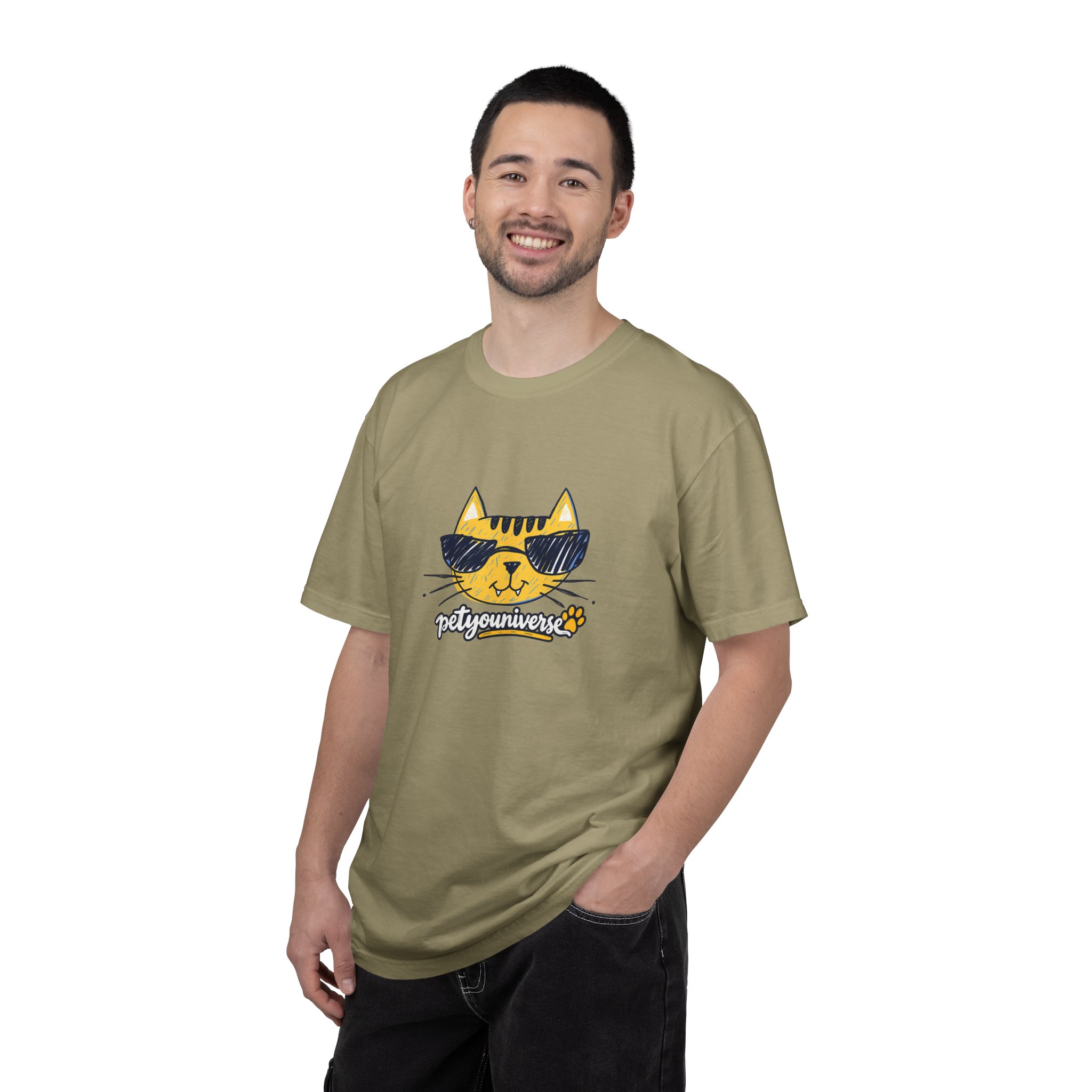 Cool Cat Sunglasses T‑Shirt — 'Purrfectly Awesome' Graphic Tee for Cat Lovers - Image 31