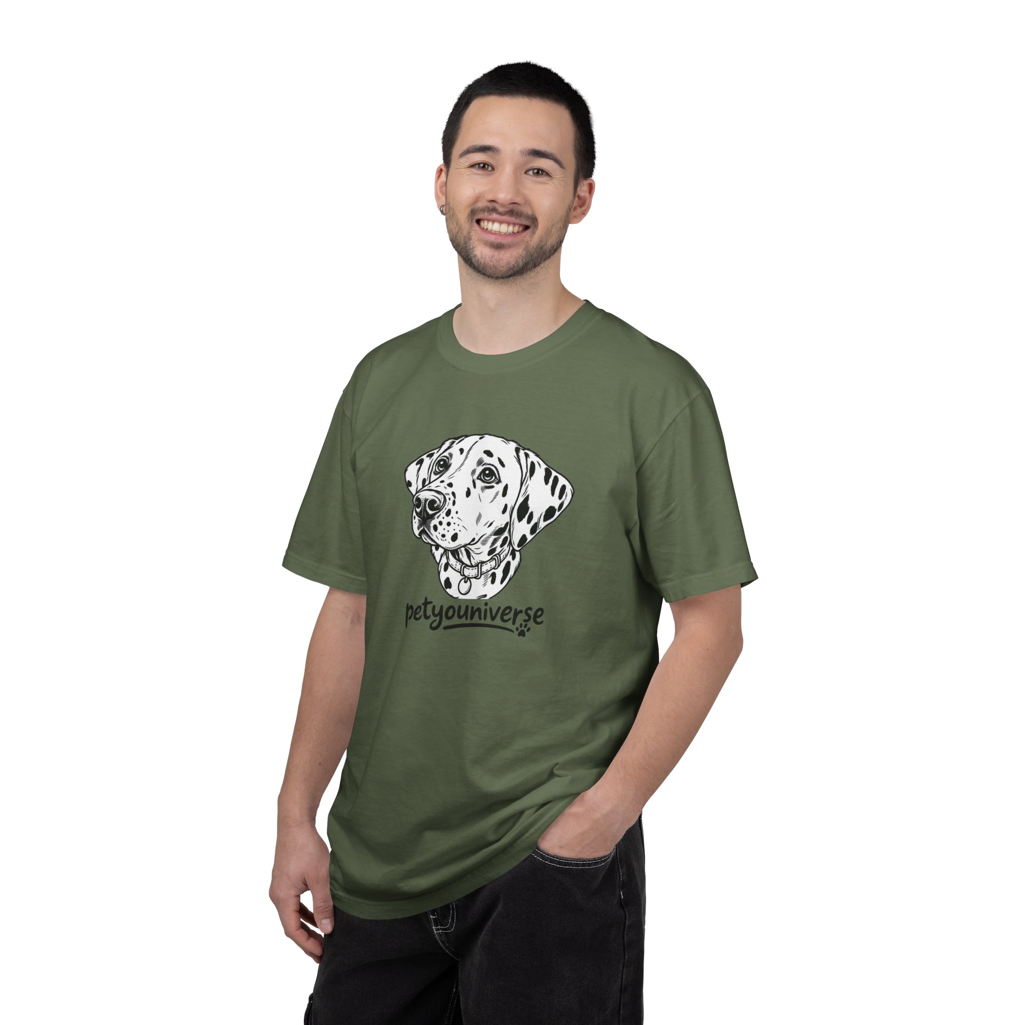 Dalmatian Portrait T-Shirt — "PetYoUniverse" Graphic Tee - Image 49