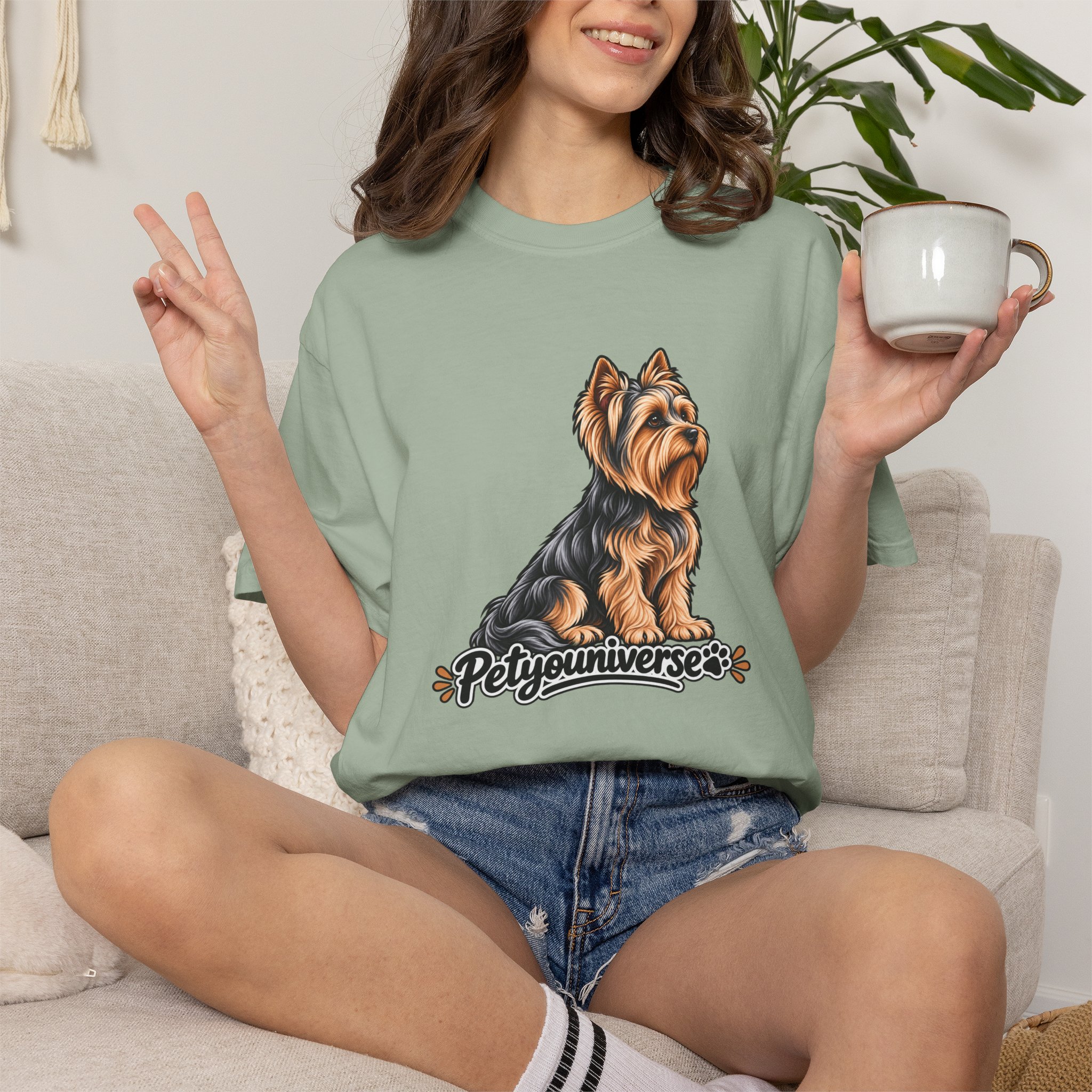 Yorkshire Terrier Graphic T-Shirt — 'Petyouniverse' Dog Lover Tee - Image 39
