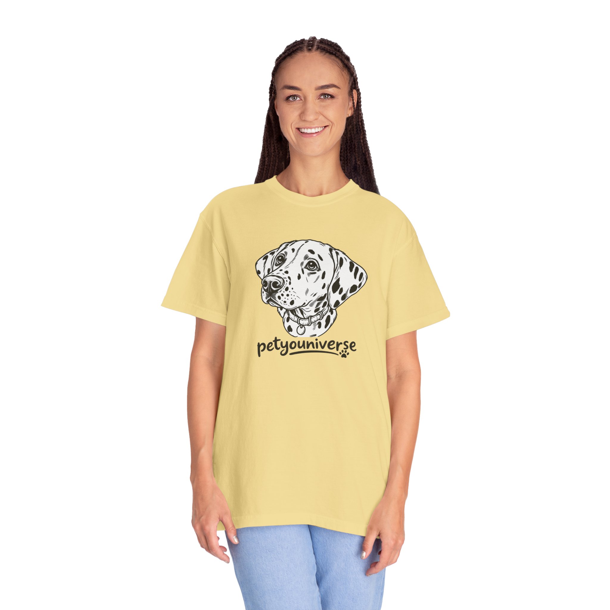 Dalmatian Portrait T-Shirt — "PetYoUniverse" Graphic Tee - Image 41