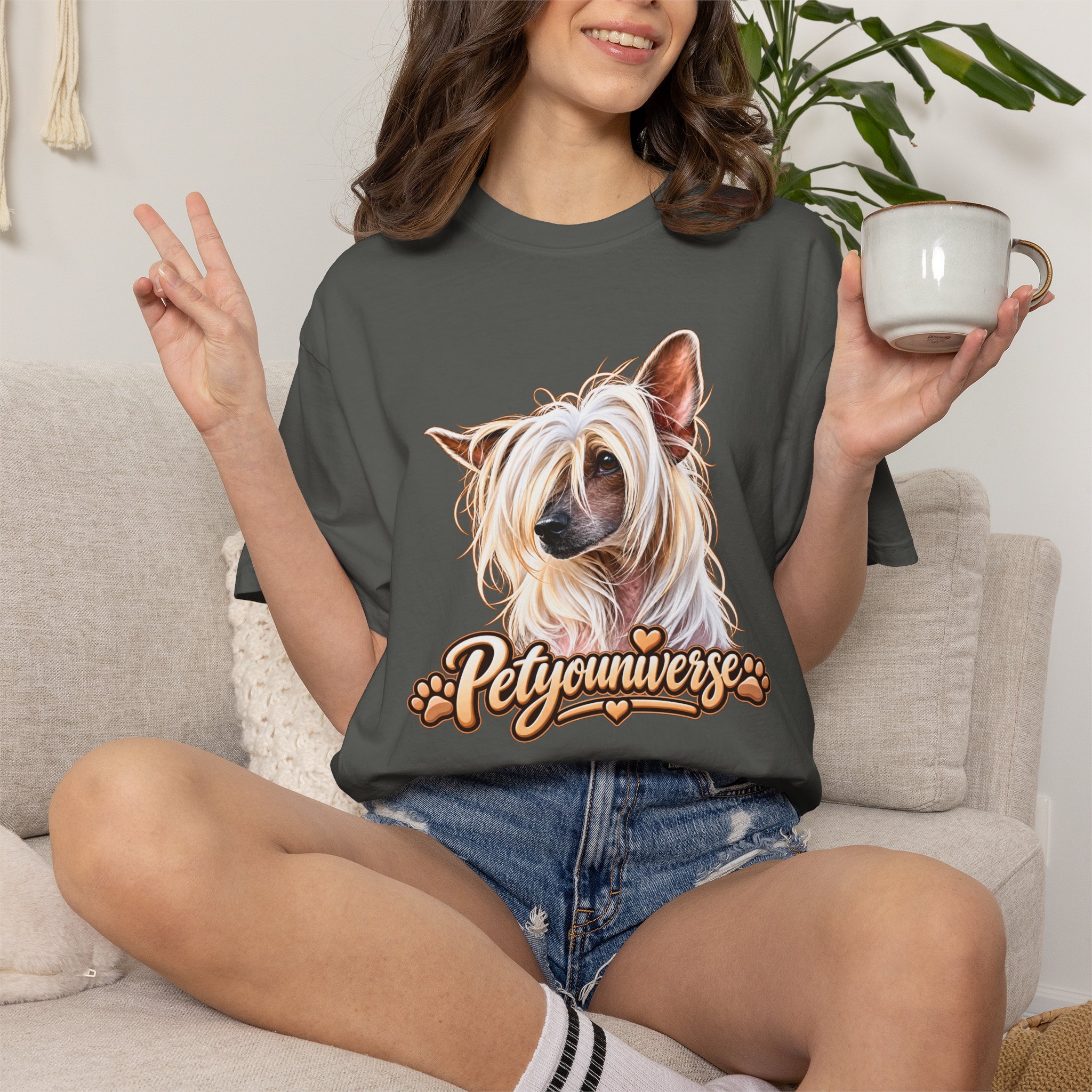 PetYouniverse Chinese Crested Dog T-Shirt — Cute Pet Portrait Tee - Image 57