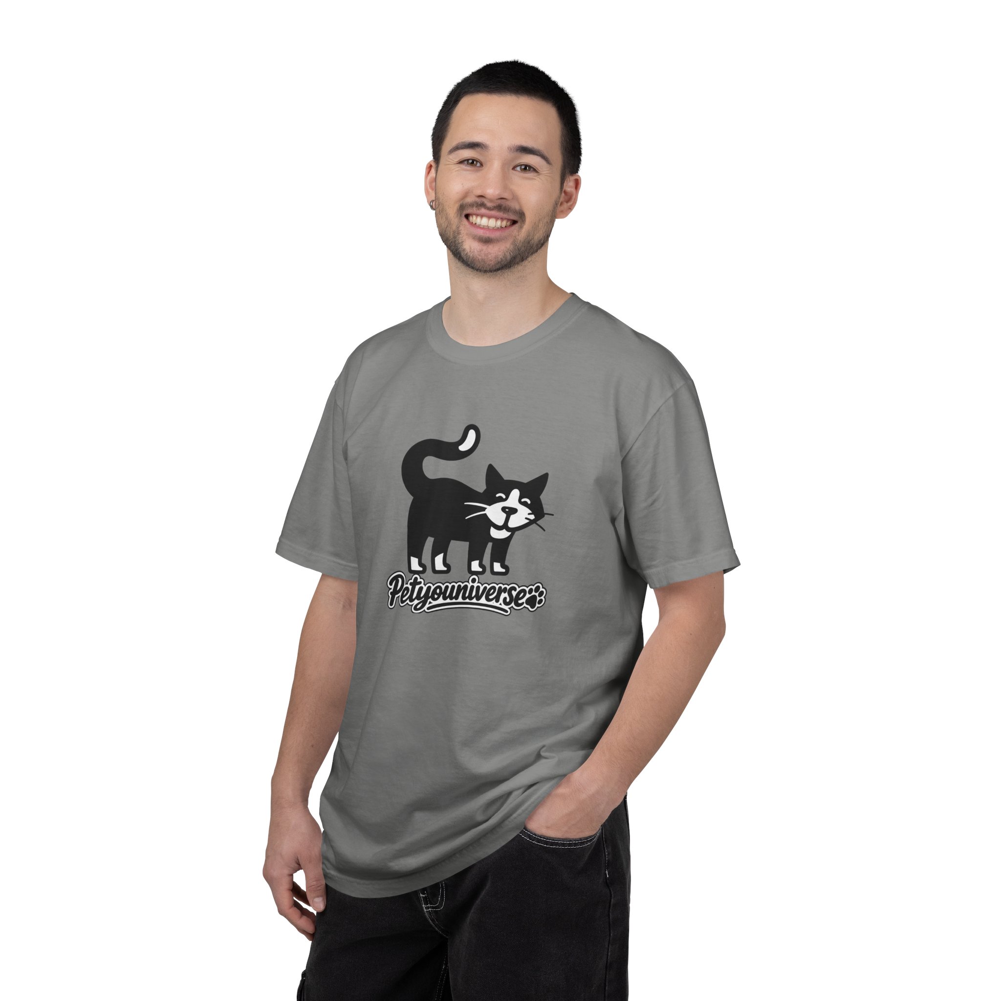 PetYouUniverse Cat Graphic T-Shirt — Vintage Cat Logo Tee - Image 103