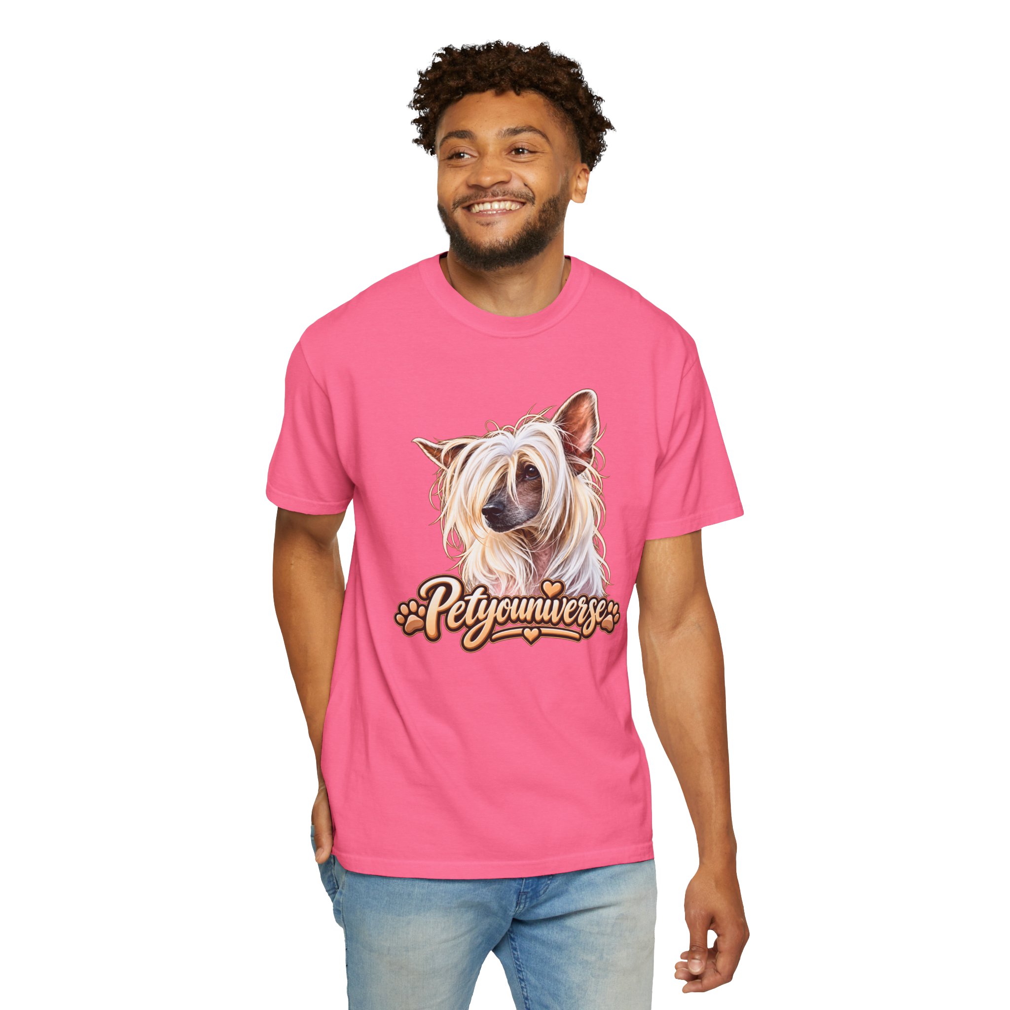 PetYouniverse Chinese Crested Dog T-Shirt — Cute Pet Portrait Tee - Image 124