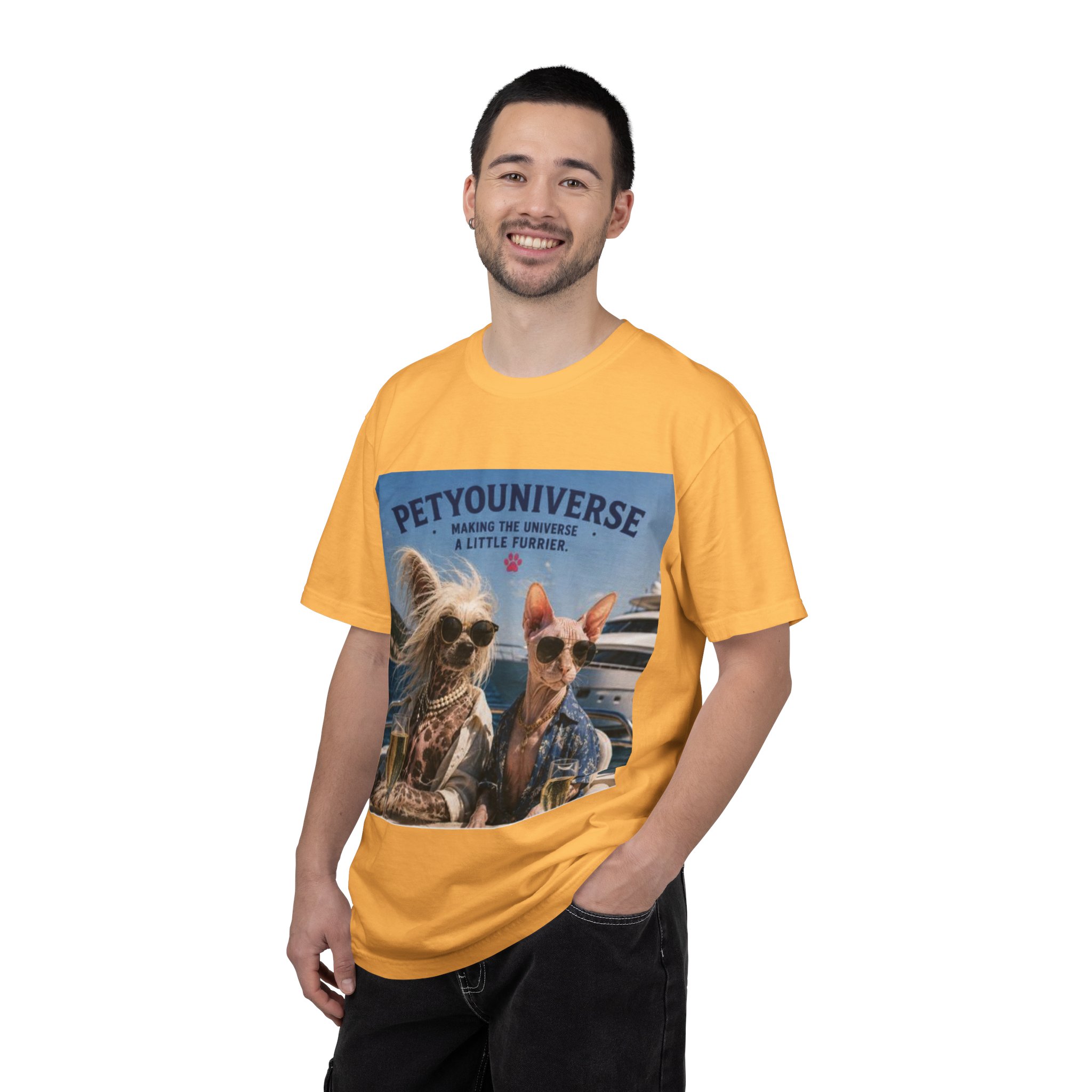 PetYoUniverse T-Shirt — 'Making the Universe a Little Furrier' Retro Dog & Cat Tee - Image 28