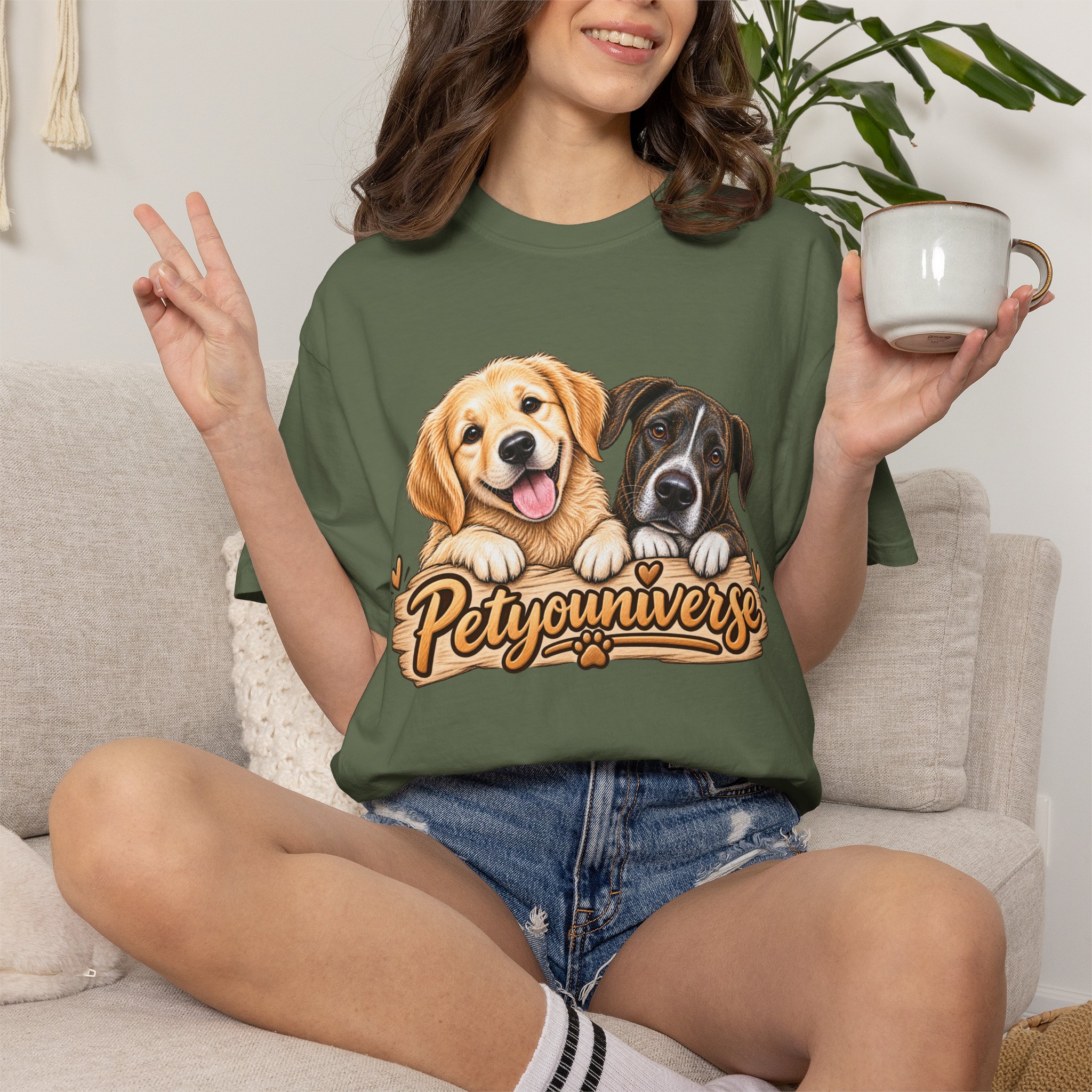 Petyouniverse Cute Dogs Graphic T-Shirt - Image 48
